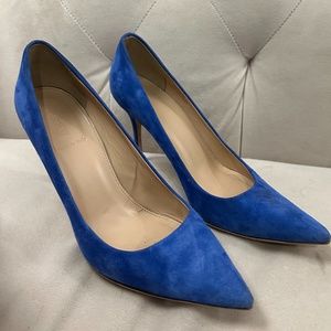 J. Crew Blue Suede Pumps size 8.5